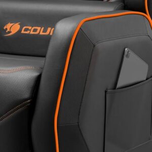Fauteuil Gaming Cougar Ranger S – Cuir PVC, Ergonomique, Inclinaison 115º-157º