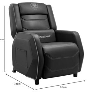 Fauteuil Gaming Cougar Ranger S Black | Ergonomique et Réglable