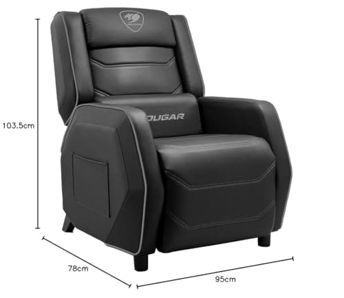 Fauteuil Gaming Cougar Ranger S Black | Ergonomique et Réglable