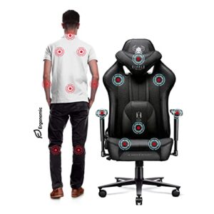 Fauteuil Gaming Diablo X-Player 2.0 Ergonomique avec Accoudoirs 3D et Coussin