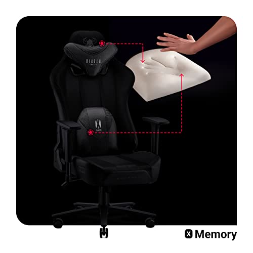Fauteuil Gaming Diablo X-Player 2.0 Ergonomique avec Accoudoirs 3D et Coussin