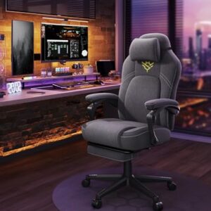 Fauteuil Gaming SONGMICS HOME OBG072G01 Ergonomique avec Repose-Pieds et Appui-tête