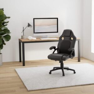 Fauteuil Gaming TecTake® Ergonomique 360° avec Accoudoirs et Hauteur Réglable