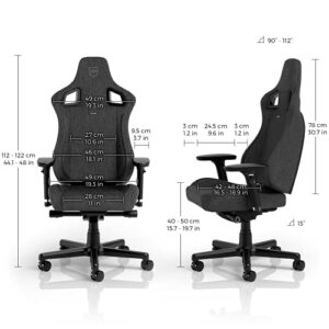 Fauteuil de Bureau Ergonomique Noblechairs Epic TX Compact Anthracite 120 kg