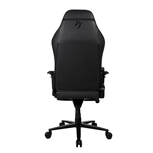 Fauteuil de jeu Arozzi Primo-PREM-BK en cuir noir avec accoudoirs 4D
