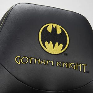 Fauteuil de jeu SUBSONIC Batman original en cuir, noir et jaune, XL