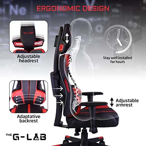 G-LAB K-Seat Carbon : Chaise Gaming En Simili Cuir, Ultra Robuste 2022