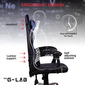 G-LAB K Seat Neon : Chaise Gaming Ergonomique avec Appui-tête et Soutien Lombaire