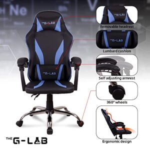 G-LAB K Seat Neon : Chaise Gaming Ergonomique avec Appui-tête et Soutien Lombaire