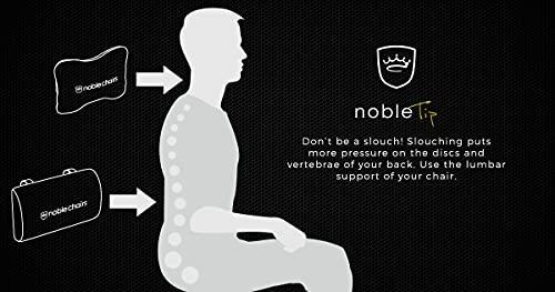 Coussins Noblechairs pour Chaises Gaming Epic/Icon/Hero – Noir