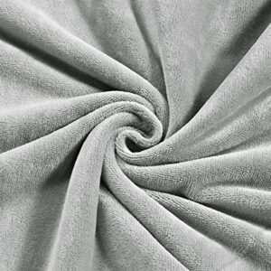 Housse de Chaise de Gaming Lukery Extensible en Velours Gris Lavable