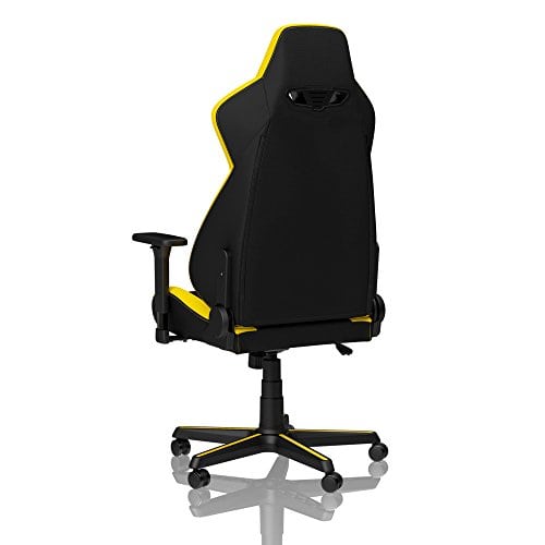NITRO CONCEPTS S300 : Chaise de Gaming Inclinable Noir/Jaune, 135 kg