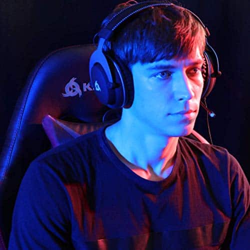 KLIM Chaise Gaming Inclinable en Simili Cuir – Noir Haut de Gamme