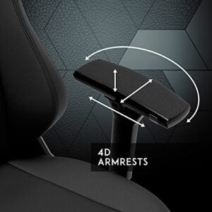 Noblechairs Hero Black Edition : Chaise Gaming Ergonomique et Résistante 150 kg