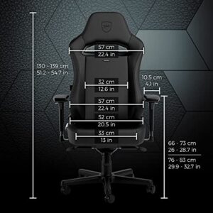 Noblechairs Hero Black Edition : Chaise Gaming Ergonomique et Résistante 150 kg