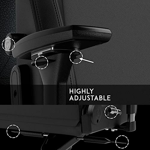 Noblechairs Hero Black Edition : Chaise Gaming Ergonomique et Résistante 150 kg