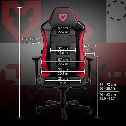 Noblechairs Hero MOUZ Edition : Chaise de Gaming Ergonomique et Durable