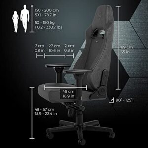Noblechairs Hero ST TX : Chaise Gaming et Bureau Ergonomique 150 kg