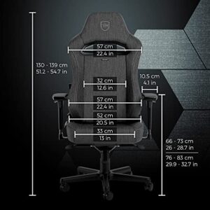 Noblechairs Hero ST TX : Chaise Gaming et Bureau Ergonomique 150 kg