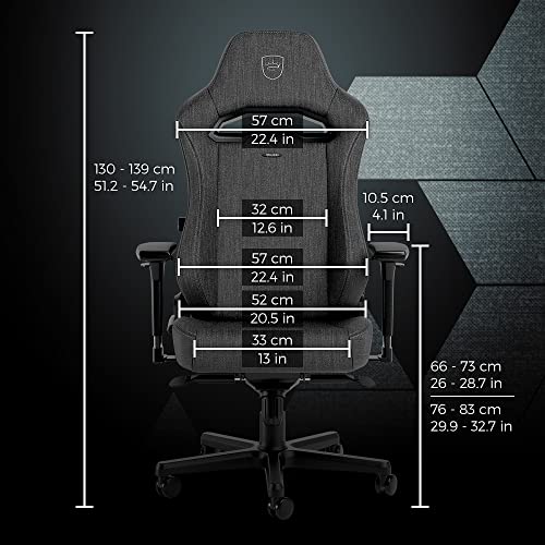 Noblechairs Hero ST TX : Chaise Gaming et Bureau Ergonomique 150 kg
