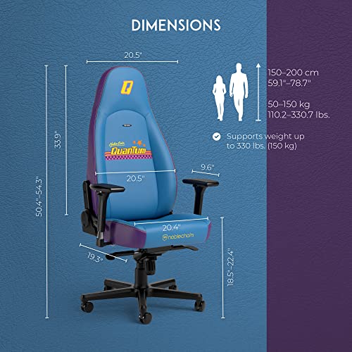 Noblechairs Icon Nuka-Cola Quantum : Chaise Gaming Ergonomique PU 150 kg
