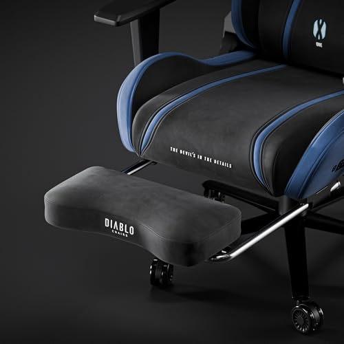 Repose-pieds Diablo X-Horn 2.0 et X-One 2.0 – Tissu Beige/Noir et Bleu/Noir