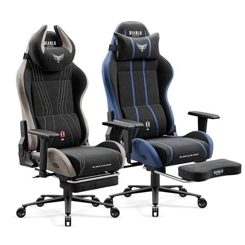 Repose-pieds Diablo X-Horn 2.0 et X-One 2.0 – Tissu Beige/Noir et Bleu/Noir