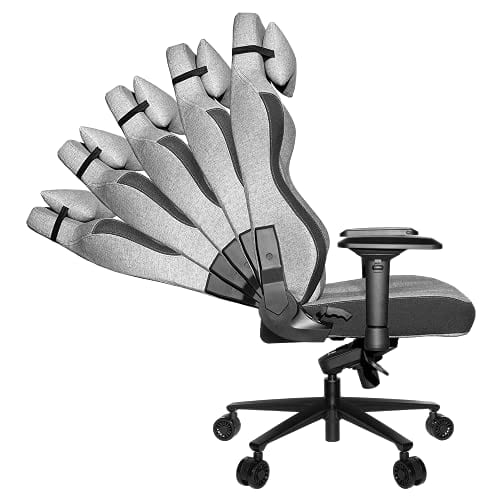 REKT ULTIM8 Plus – Chaise Gaming XL Inclinable 180° en Tissu Premium