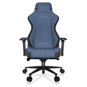 REKT ULTIM8 Plus – Chaise de Bureau Gaming XL Inclinable 180° (Bleu)