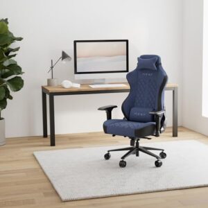 REKT ULTIM8 Plus – Chaise de Bureau Gaming XL Inclinable 180° (Bleu)
