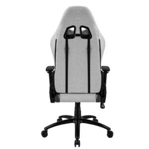 REKT ULTIM8-RS : Chaise Gaming Tissu Premium, Inclinable 160° – Gris Clair