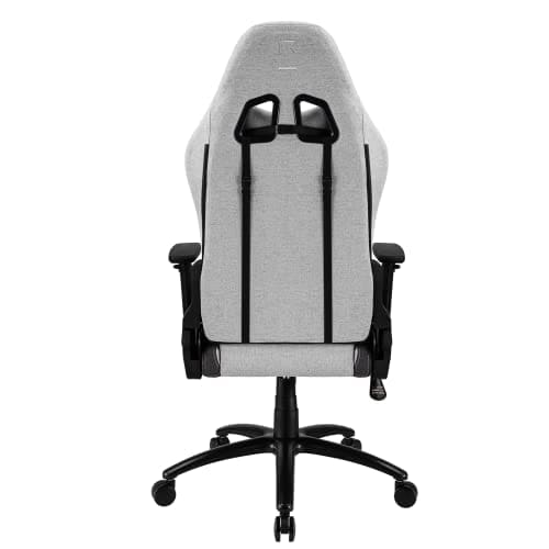 REKT ULTIM8-RS : Chaise Gaming Tissu Premium, Inclinable 160° – Gris Clair