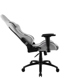 REKT ULTIM8-RS : Chaise Gaming Tissu Premium, Inclinable 160° – Gris Clair
