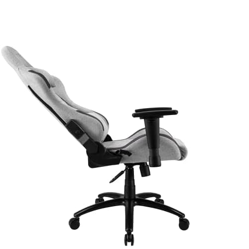 REKT ULTIM8-RS : Chaise Gaming Tissu Premium, Inclinable 160° – Gris Clair