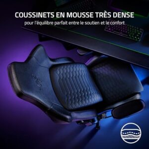 Razer Iskur : Chaise de jeu haut de gamme avec soutien lombaire