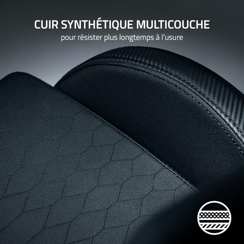 Razer Iskur : Chaise de jeu haut de gamme avec soutien lombaire