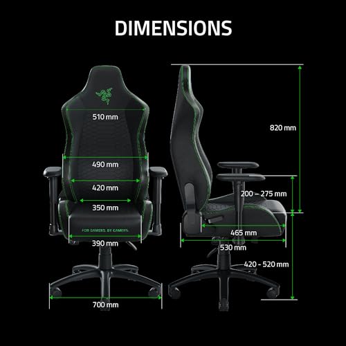 Razer Iskur : Chaise de jeu haut de gamme avec soutien lombaire