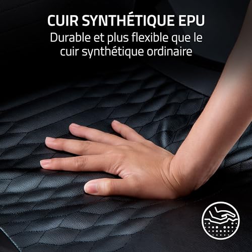 Razer Iskur V2 – Chaise de Jeu Ergonomique avec Support Lombaire Noir