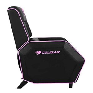 Fauteuil Gamer COUGAR Ranger Sofa PU Noir/Rose pour un Confort Optimal