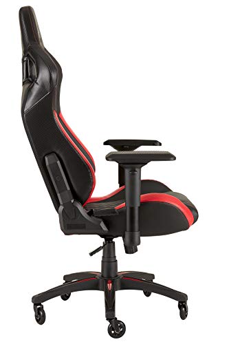 T1 Race – Fauteuil Gaming Ergonomique Noir/Rouge avec Accoudoirs 4D