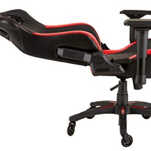 T1 Race – Fauteuil Gaming Ergonomique Noir/Rouge avec Accoudoirs 4D