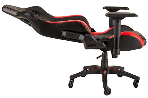 T1 Race – Fauteuil Gaming Ergonomique Noir/Rouge avec Accoudoirs 4D