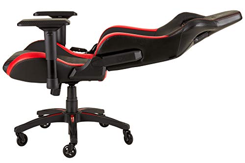 T1 Race – Fauteuil Gaming Ergonomique Noir/Rouge avec Accoudoirs 4D