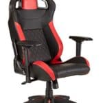 T1 Race - Fauteuil Gaming Ergonomique Noir/Rouge avec Accoudoirs 4D