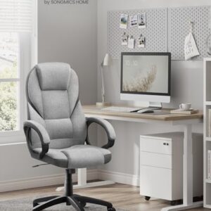 Chaise Gamer Ergonomique SONGMICS OBG022G01 Chaise ergonomique gamer réglable hauteur, SONGMICS OBG022G01, bureau.