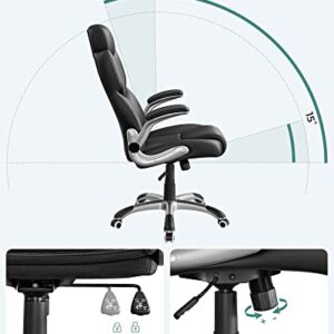 SONGMICS OBG65BK : Chaise de Bureau Ergonomique Gamer Noir d’Encre