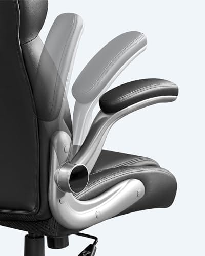 SONGMICS OBG65BK : Chaise de Bureau Ergonomique Gamer Noir d’Encre