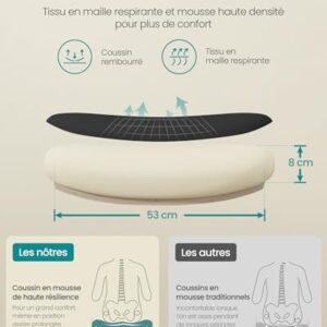 SONGMICS OBN047B01 : Chaise Bureau Ergonomique avec Support Lombaire et Appui-tête