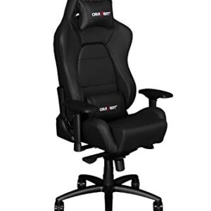 Siège Gamer ORAXEAT TK1000 avec Coussin Mousse à Mémoire – Noir