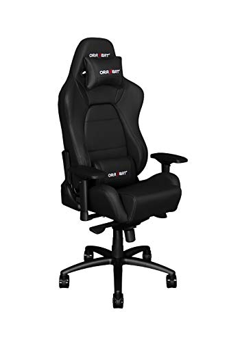 Siège Gamer ORAXEAT TK1000 avec Coussin Mousse à Mémoire – Noir